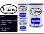 Preview: Ford, Pantherschwarz Perl / Negro Grafito Metallic, JAYCWWA / PNJAB0: 500ml Lackdose + 500ml Klarlack + 250ml Härter - Set, von ATW Autoteile West.